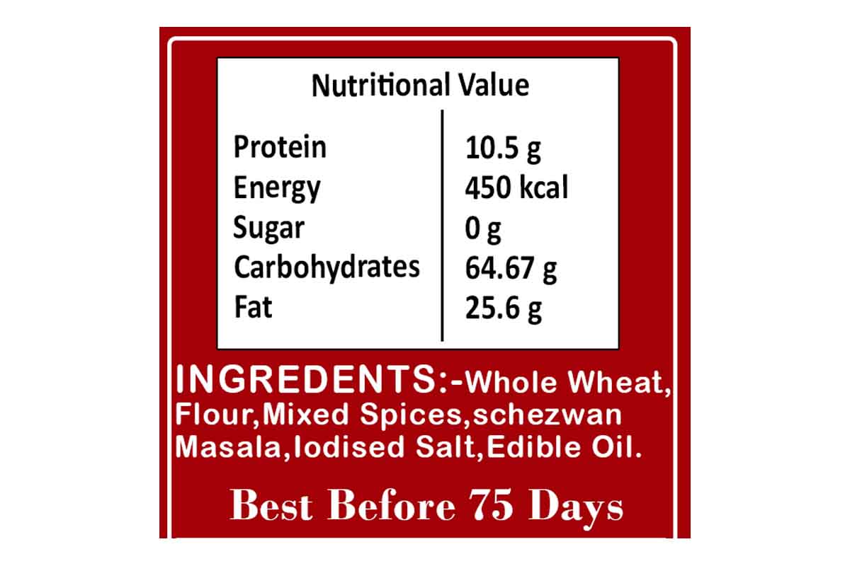 Whole Wheat Schezwan Khakhra Mobile 200 Gm