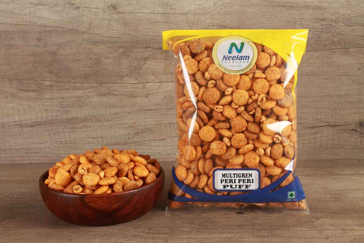 ROASTED MULTIGRAIN PERI PERI PUFF 200 GM