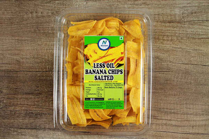 LESS OIL BANANA CHIPS SALTED 200 GM