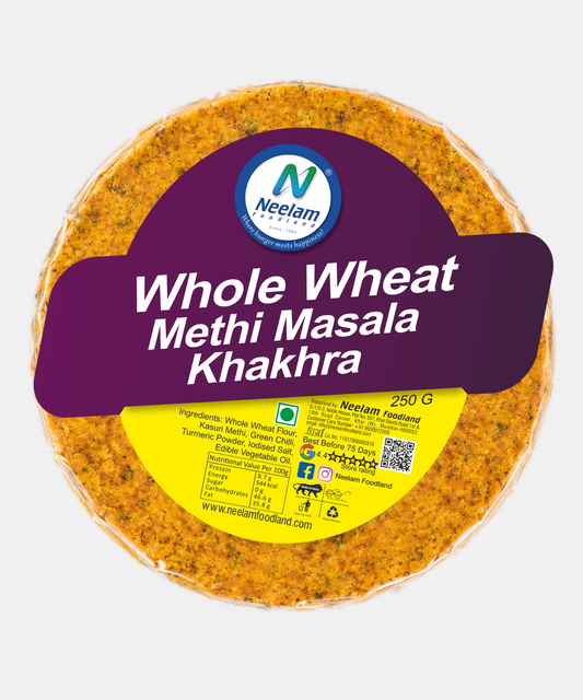 Whole Wheat Methi Masala Khakhra 250 Gm
