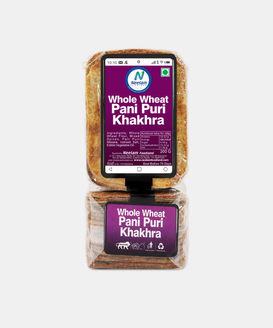 Whole Wheat Pani Puri Khakhra Mobile 200 Gm