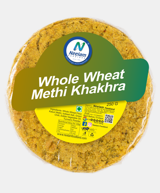 Whole Wheat Methi Khakhra 250 Gm