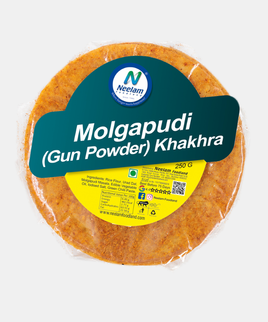 Molgapudi ( Gun Powder ) Khakhra 250 Gm