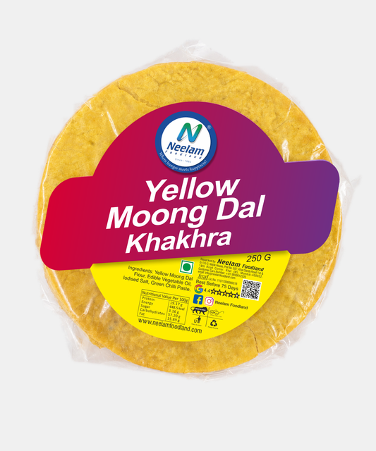 Yellow Moong Dal Khakhra 250 Gm