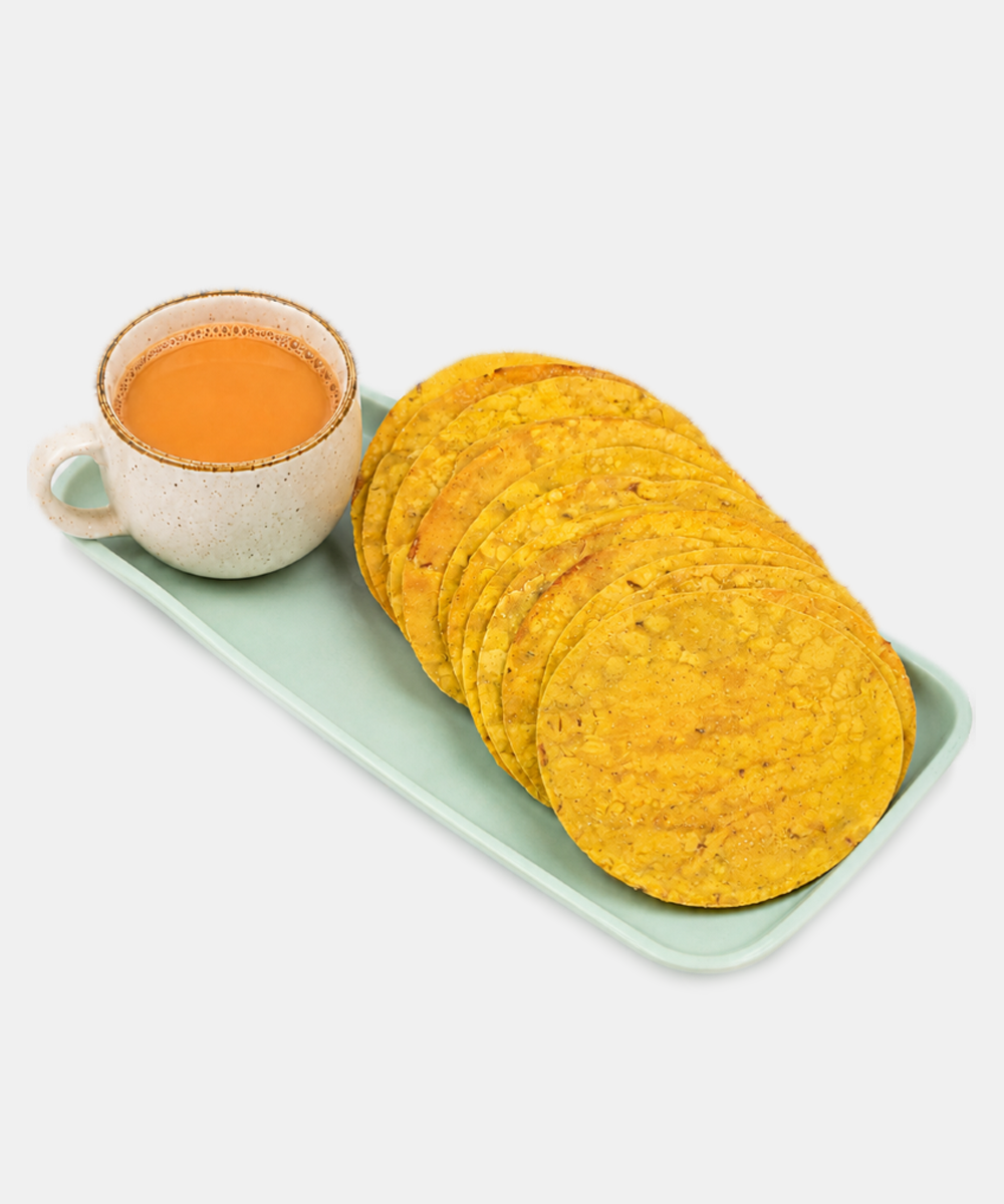 Whole Wheat Palak Khakhra Mini 200 Gm