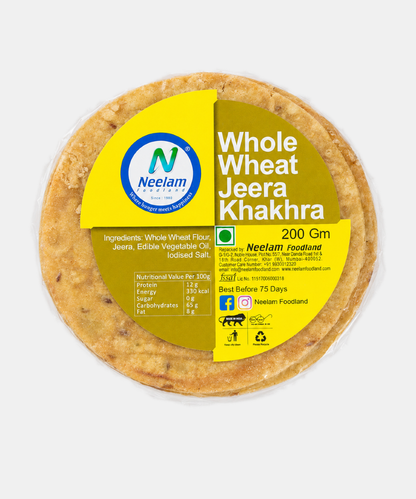Whole Wheat Jeera Khakhra Mini 200 Gm