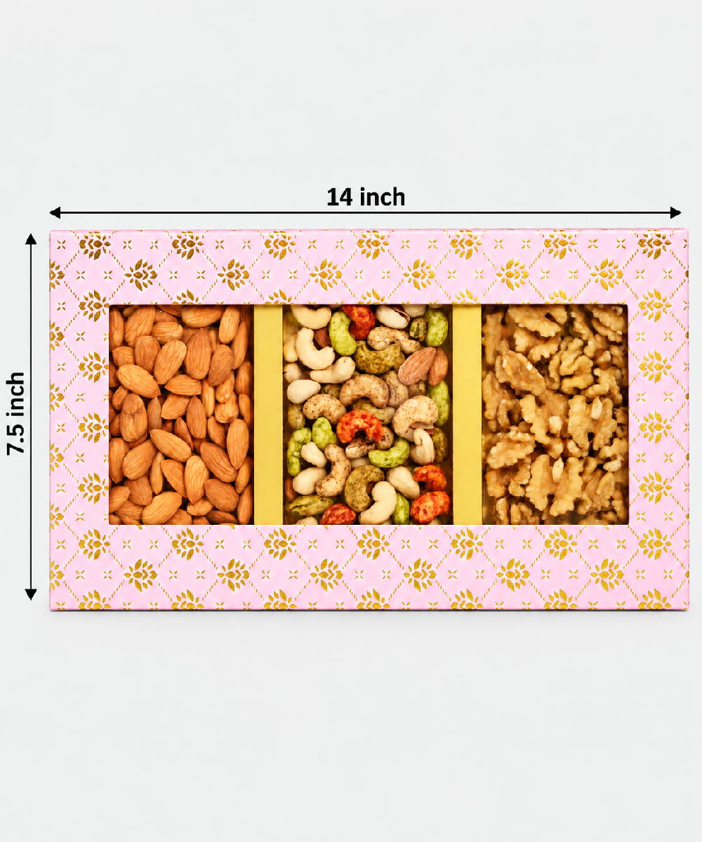 3 P Khokha Dry Fruit Box 400 Gm