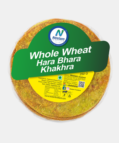 Whole Wheat Hara Bhara Khakhra 250 Gm