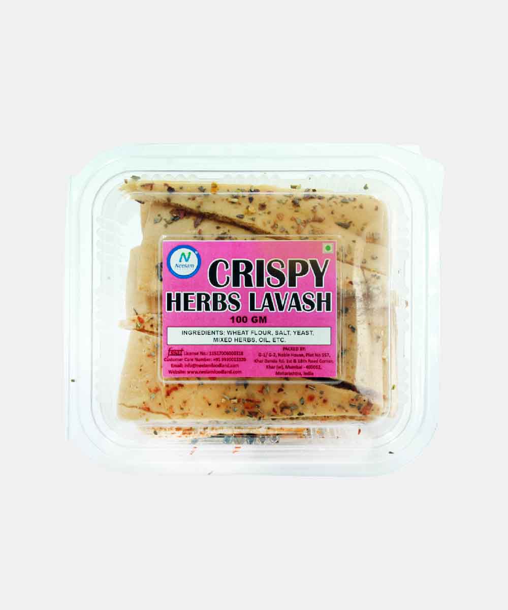 Crispy Wheat Herbed Lavash 112 Gm
