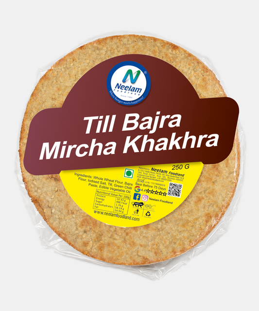 Till Bajra Mircha Khakhra 250 Gm