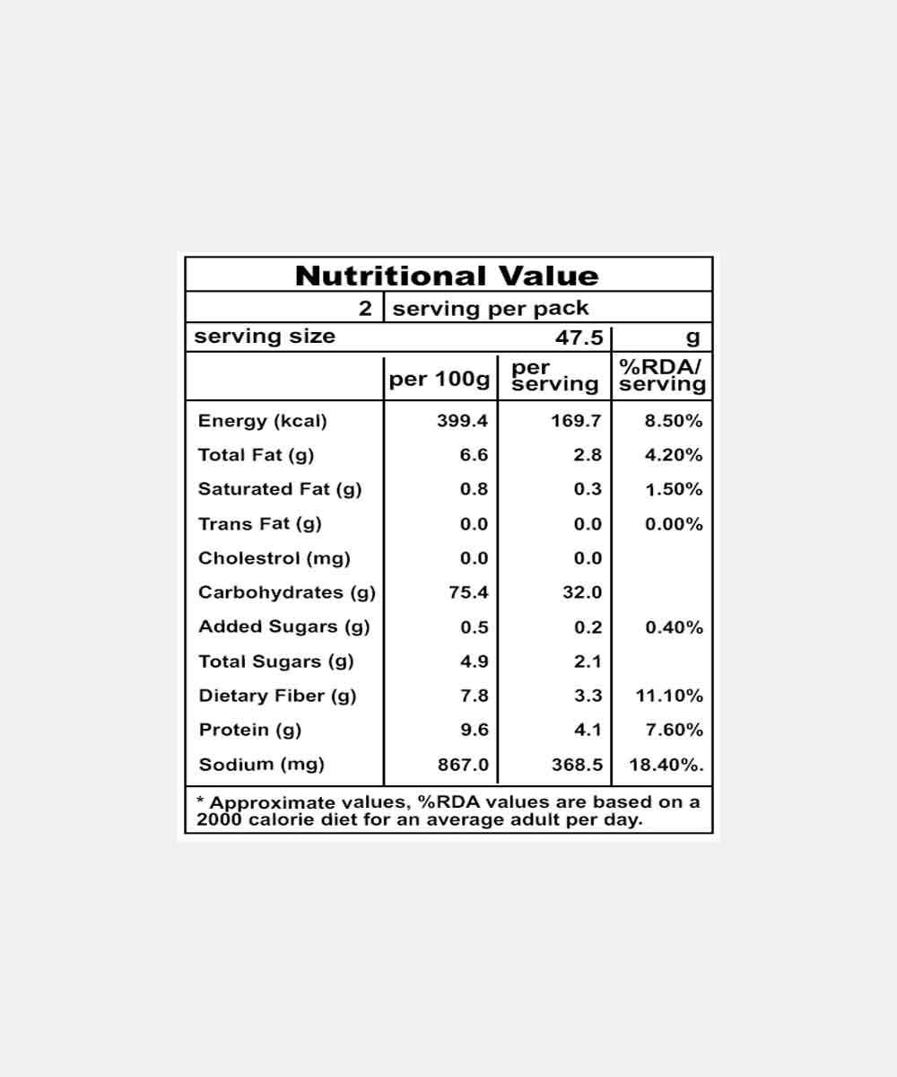 Freeze Dried Creamy Pasta 100 Gm