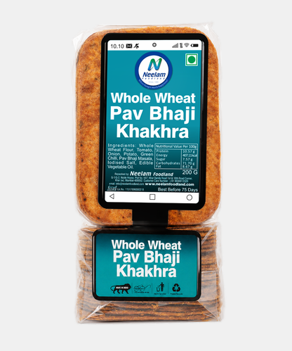 Whole Wheat Pav Bhaji Khakhra Mobile 200 Gm