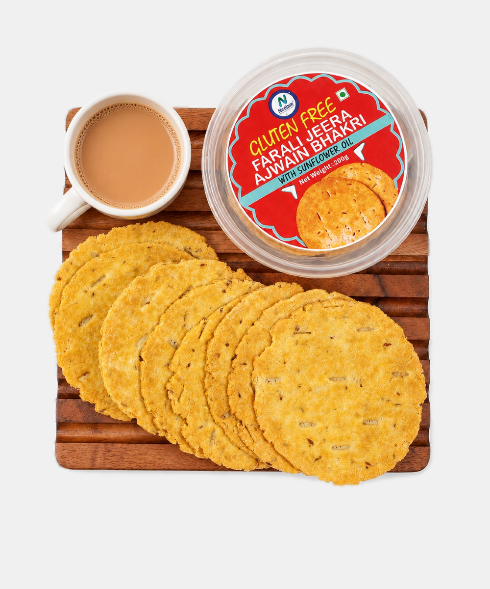 Gluten Free Farali Jeera Ajwain Bhakhri 200 Gm