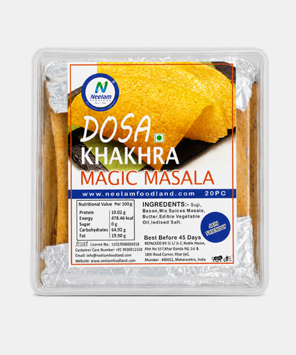 Dosa Khakhra Magic Masala 20 Pieces