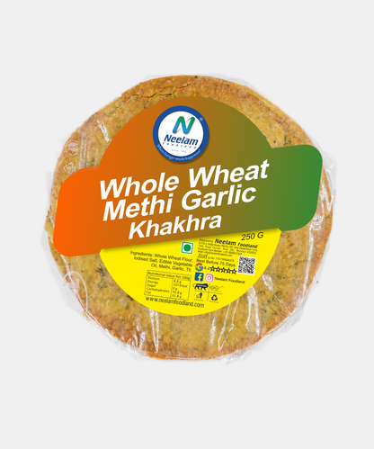 Whole Wheat Methi Garlic Khakhra 250 Gm