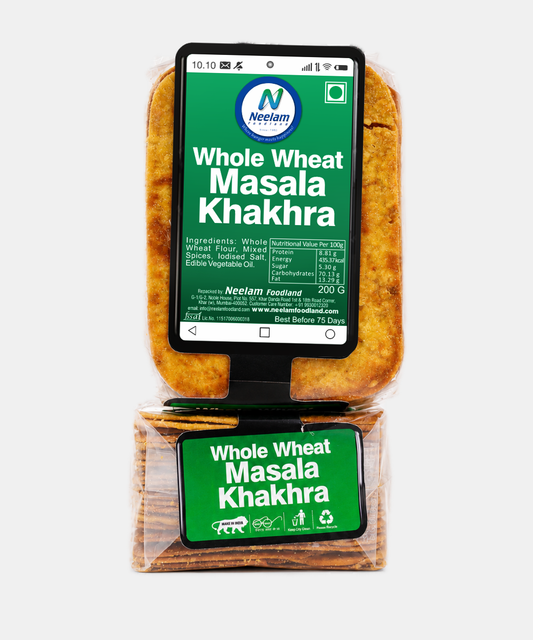 Whole Wheat Masala Khakhra Mobile 200 Gm