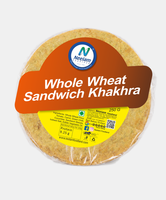 Whole Wheat Sandwich Khakhra 250 Gm