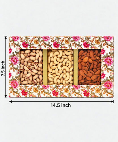 3 P Big Dry Fruit Box 515 Gm