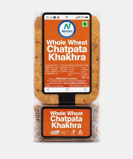Whole Wheat Chatpata Khakhra Mobile 200 Gm