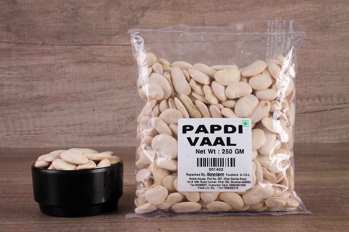 WHITE LIMA BEANS/PAPDI VAAL 250 GM