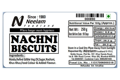 NACHANI BISCUITS 250 GM