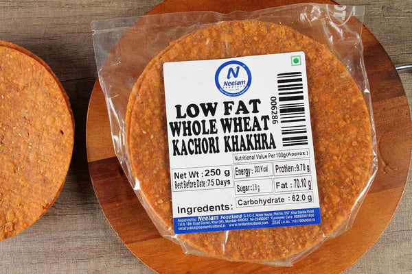LOW FAT WHOLE WHEAT KACHORI KHAKRA