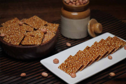 EXTRA THIN JAGGERY CRUSH PEANUT CHIKKI