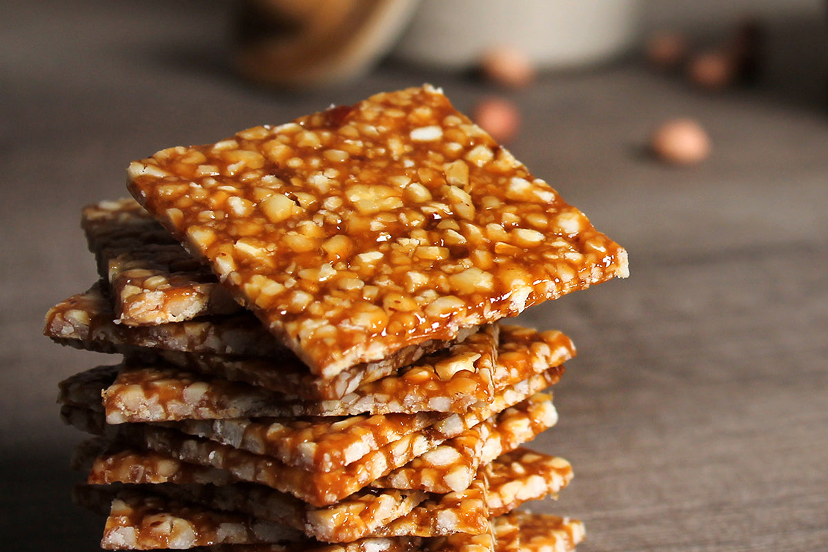 EXTRA THIN JAGGERY CRUSH PEANUT CHIKKI