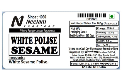 WHITE SESAME POLISE,TIL